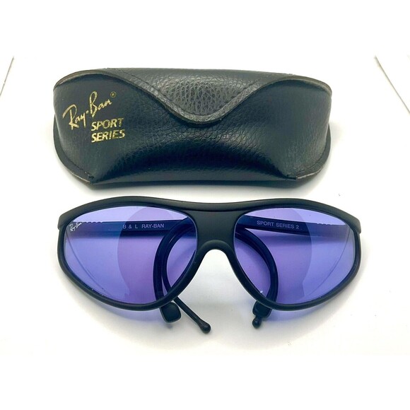 Vintage Ray-Ban Purple Chromax Sunglasses B L sports series